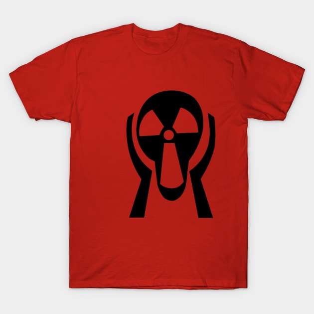 Halloween Nuclear Scary Face T-Shirt by holidaystore